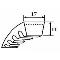 Ремень клиновой BX 44 Ld=1163 мм SWR