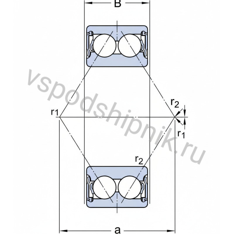 Подшипник шариковый NSK BSN1545DDUHP2B 360
