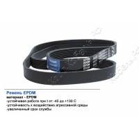 Ремень поликлиновой 6PK1708 EPDM GLOBELT