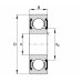 Подшипник шариковый 6211 C 2BRS INA