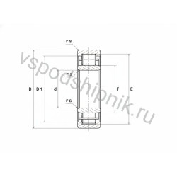 Подшипник роликовый 32244Л ППЗ