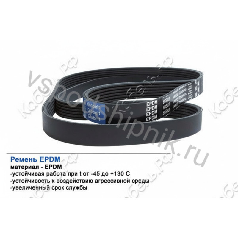 Ремень поликлиновой 8PK1255 EPDM GLOBELT 360