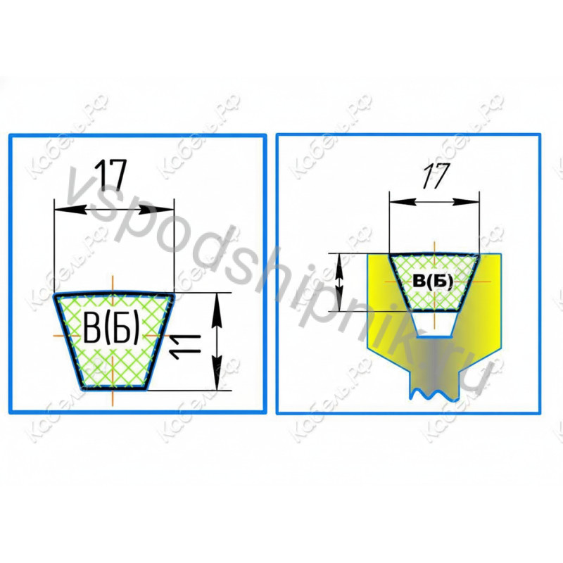 Ремень клиновой B 46,5 Optibelt 360
