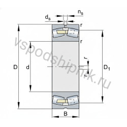 Подшипник роликовый 23122-E1A-XL-M INA