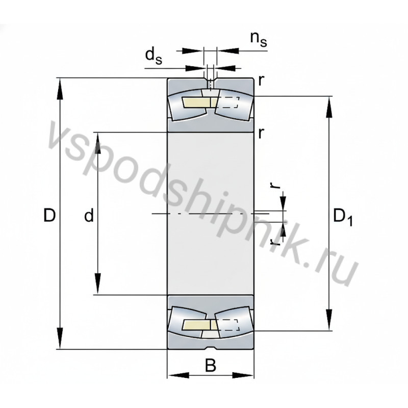 Подшипник роликовый 23122-E1A-XL-M INA 360