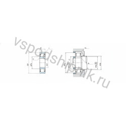 Подшипник роликовый NU1072 KOYO