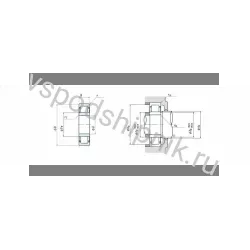 Подшипник роликовый NU1072 KOYO