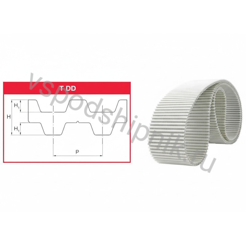 Ремень зубчатый двухсторонний T10 DD 260 (W=32) Megadyne 360