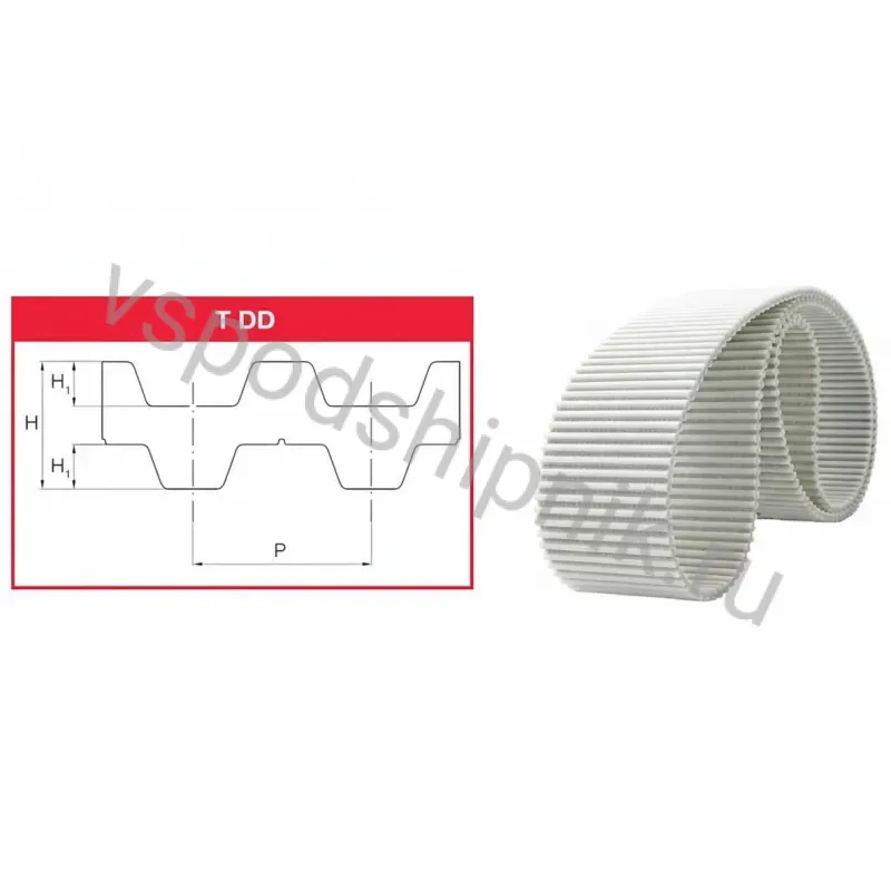 Ремень зубчатый двухсторонний T10 DD 1210 (W=32) Megadyne 360