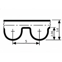 Ремень HTD 5M 15 CSHBELT