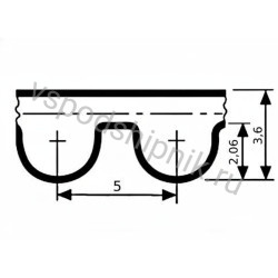 Ремень HTD 5M 10 CSHBELT