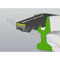 Ремень клиновой зубчатый XPA 732 Lw / Ld PIONEER ContiTech