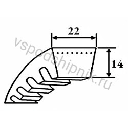 Ремень клиновой CX 48 Ld=1278 мм SWR