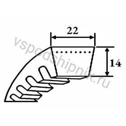 Ремень клиновой CX 48 Ld=1278 мм SWR