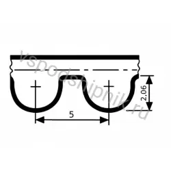 Ремень HTD 1150 5M ширина 9 мм CSHBELT