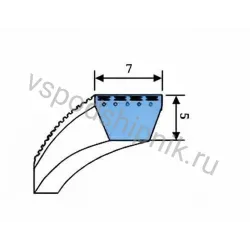 Ремень клиновой 7M 1000 Mitsuboshi
