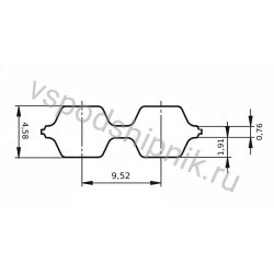 Ремень DUAL 210 DL SIT