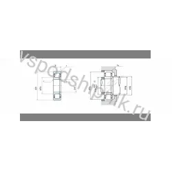 Подшипник роликовый NUP2208ET NSK