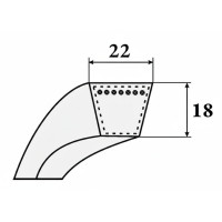 Ремень клиновой SPC 3550 SWR