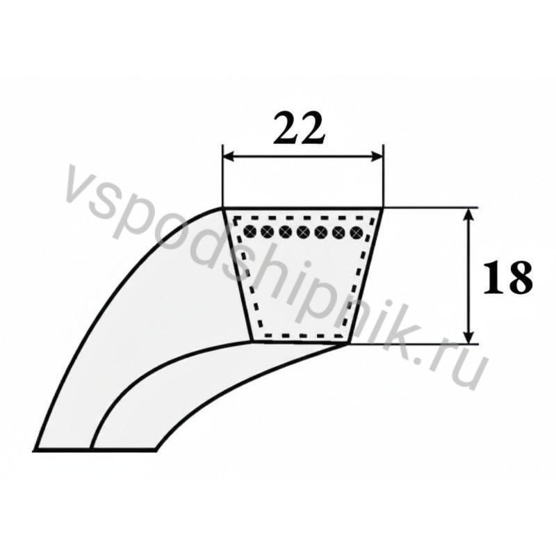 Ремень клиновой SPC 3550 SWR 360