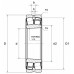 Подшипник роликовый 22216EAKW33ZZ SNR