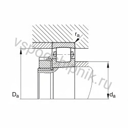 Подшипник роликовый 20206-K-TVP-C3 FAG