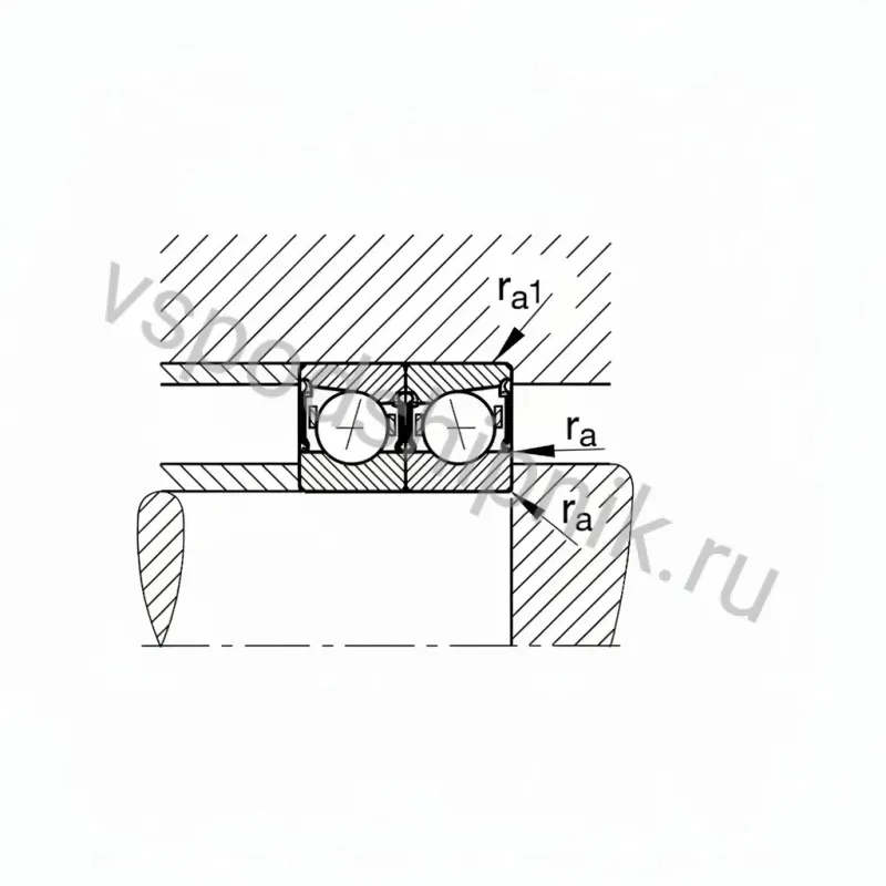 Подшипник шариковый B7005-C-2RSD-T-P4S INA 360