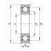 Подшипник шариковый 629-C-2Z FAG