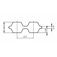 Ремень DUAL 1250 DH SIT