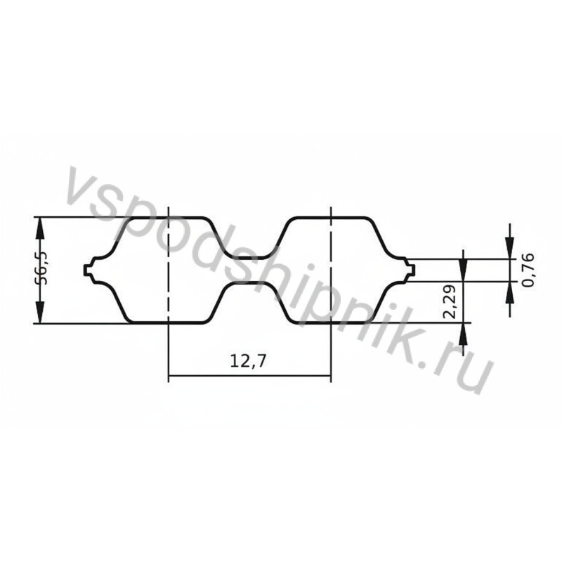 Ремень DUAL 950 DH SIT 360