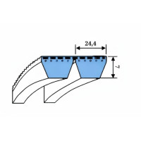 Ремень клиновой многоручьевой 2R 11M 950 Mitsuboshi