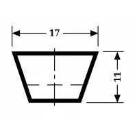 Ремень клиновой B 44 Li=1120 мм, Ld=1163 мм SWR