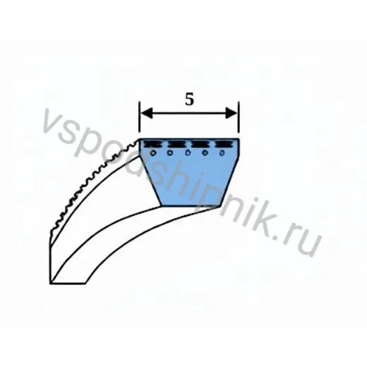 Ремень клиновой 5M 1850 Mitsuboshi