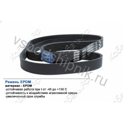 Ремень поликлиновой 8PK1985 EPDM GLOBELT