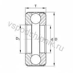 Подшипник шариковый B23 INA
