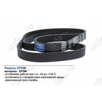 Ремень поликлиновой 6PK2245 EPDM GLOBELT