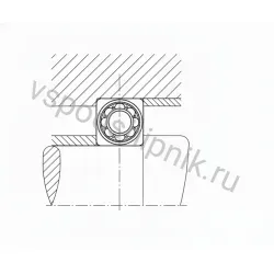 Подшипник шариковый HCM71914-E-T-P4S-XL INA