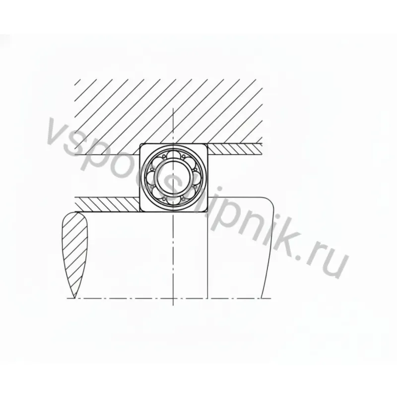 Подшипник шариковый HCM71914-E-T-P4S-XL INA 360