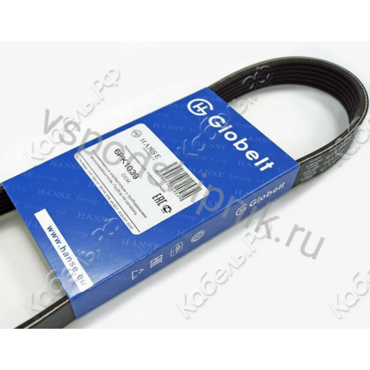 Ремень поликлиновой 6PK1039 GLOBELT