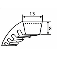 Ремень клиновой AX 44 Ld=1150 мм SWR