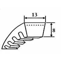 Ремень клиновой AX 59 Ld=1530 мм SWR