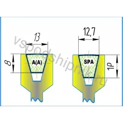 Ремень клиновой многоручьевой SPA 1700 Ld ContiTech