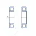 Подшипник роликовый NU 1022 ML SKF