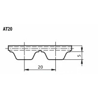 Ремень 25 AT20 CSHBELT