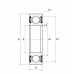 Подшипник шариковый 6206 LLU 2ASU1 NTN