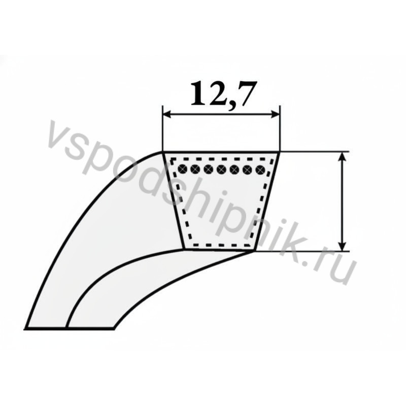 Ремень клиновой SPA 1007 SWR 360