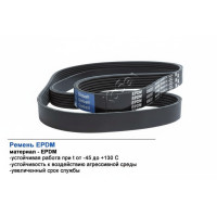 Ремень поликлиновой 6PK1660 EPDM GLOBELT