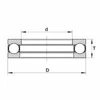 Подшипник шариковый W2-7/8 INA