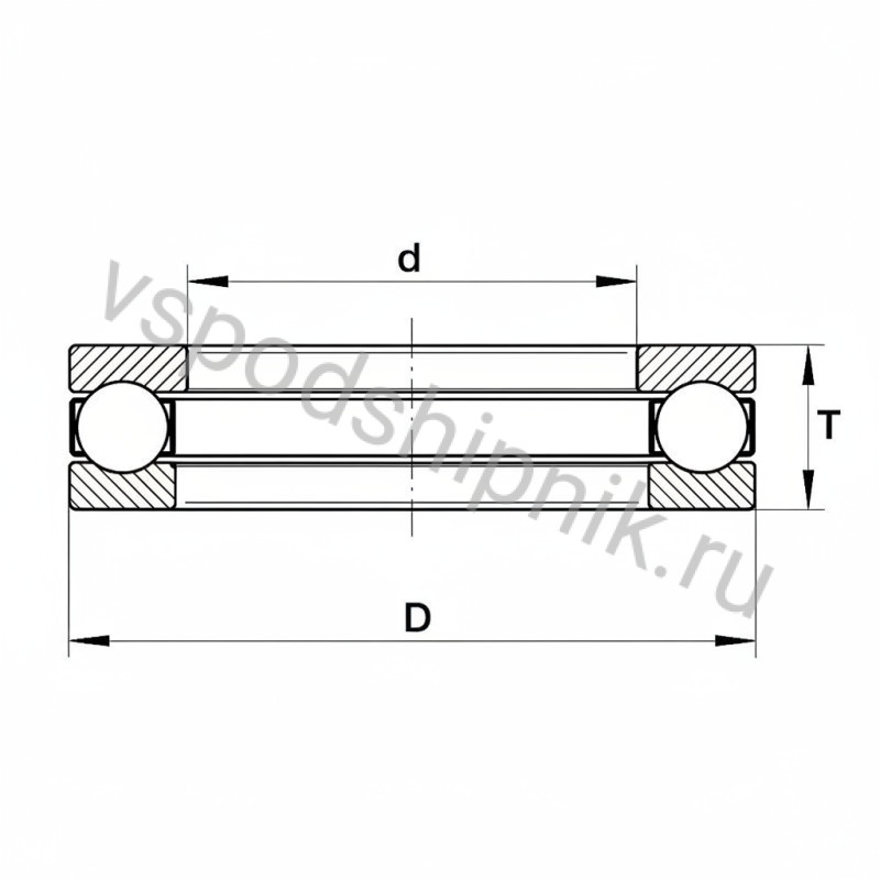 Подшипник шариковый W2-7/8 INA 360