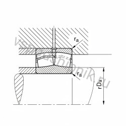 Подшипник роликовый 24122-BE-XL FAG